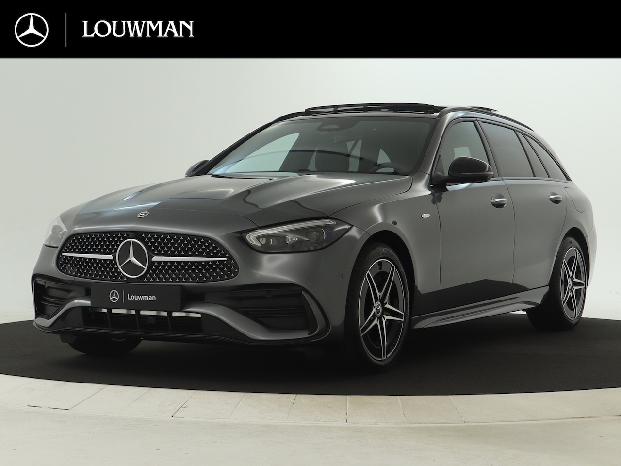 Mercedes-Benz C-klasse Estate - 300 e Business Solution AMG | Premium Plus | Trekhaak | Nightpakket | 360°-camera | 	Head- - AutoWereld.nl