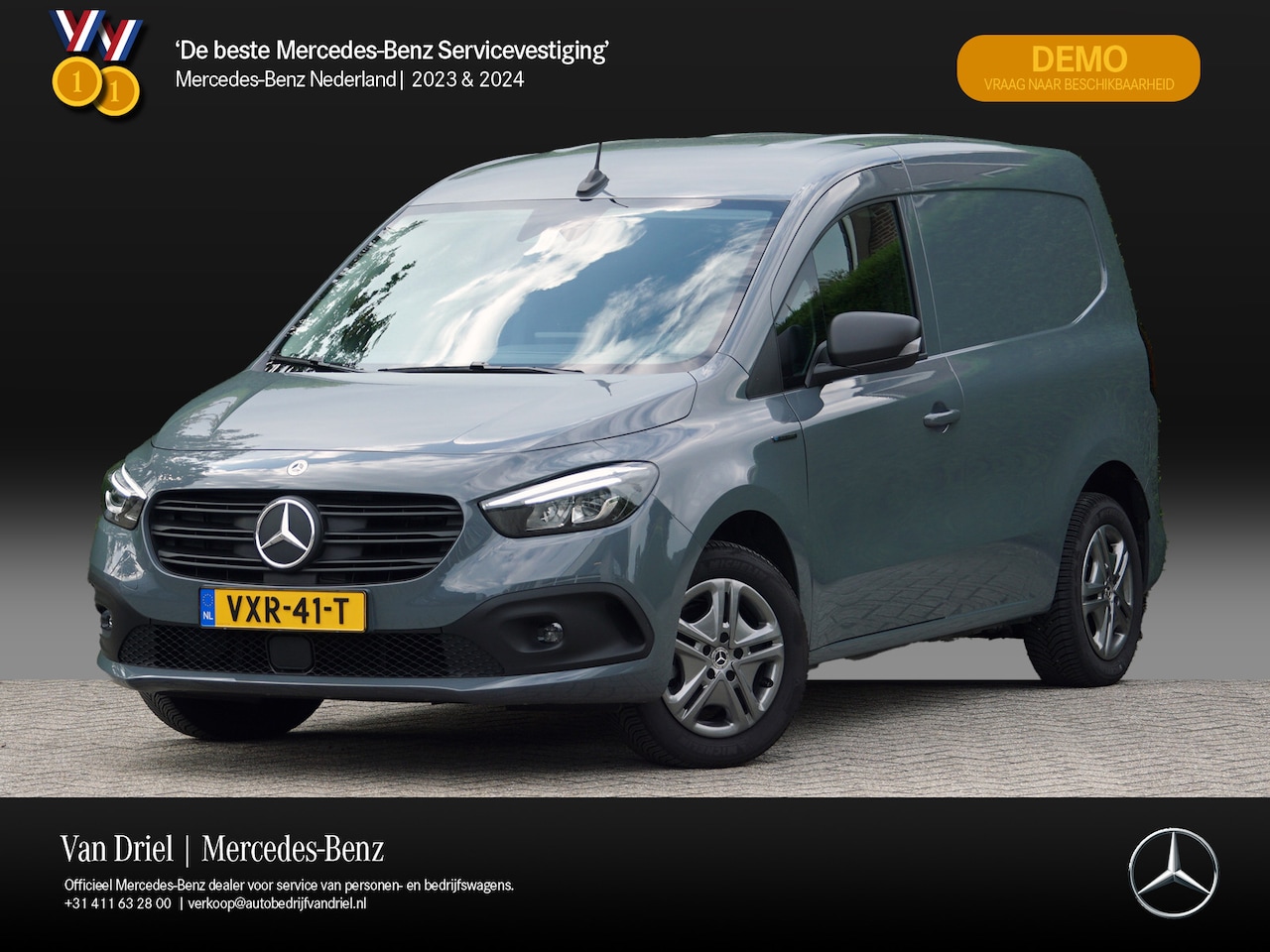 Mercedes-Benz eCitan - eCitan L1 Pro 51 kWh | LED Camera Carplay Magnetitgrijs - AutoWereld.nl