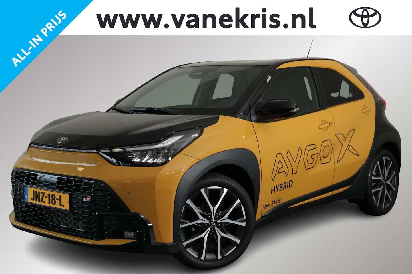 Toyota Aygo X - Hybrid 115 GR Sport Hybrid 115 GR Sport, Snel leverbaar, JBL Audio, Apple Carplay / Android Auto, Parkeersenso - AutoWereld.nl