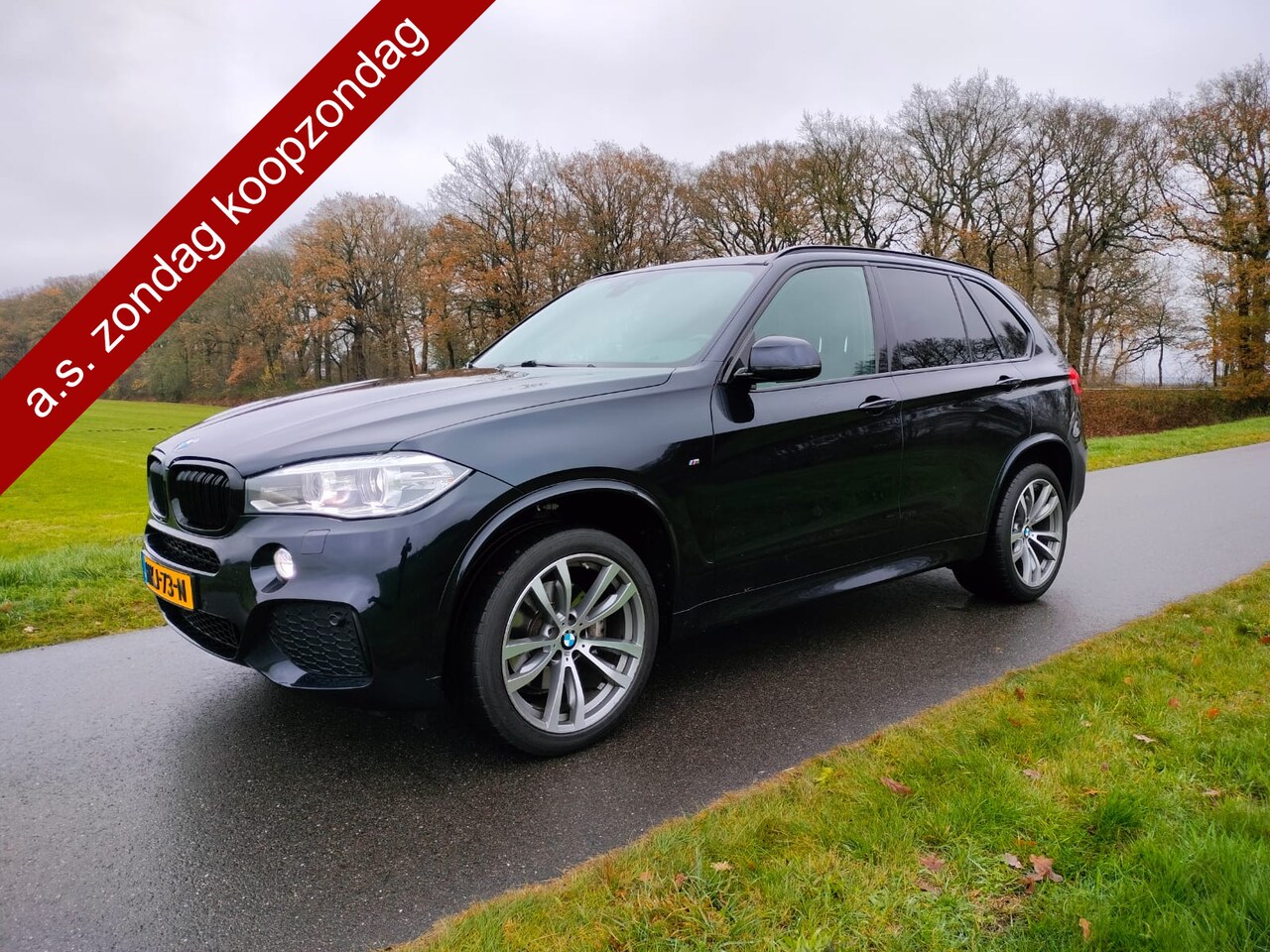 BMW X5 - xDrive35i 306pk High Executive|M-pakket|Carbonzwart|Trekh|20inch|Camera|SUPER onderhouden! - AutoWereld.nl