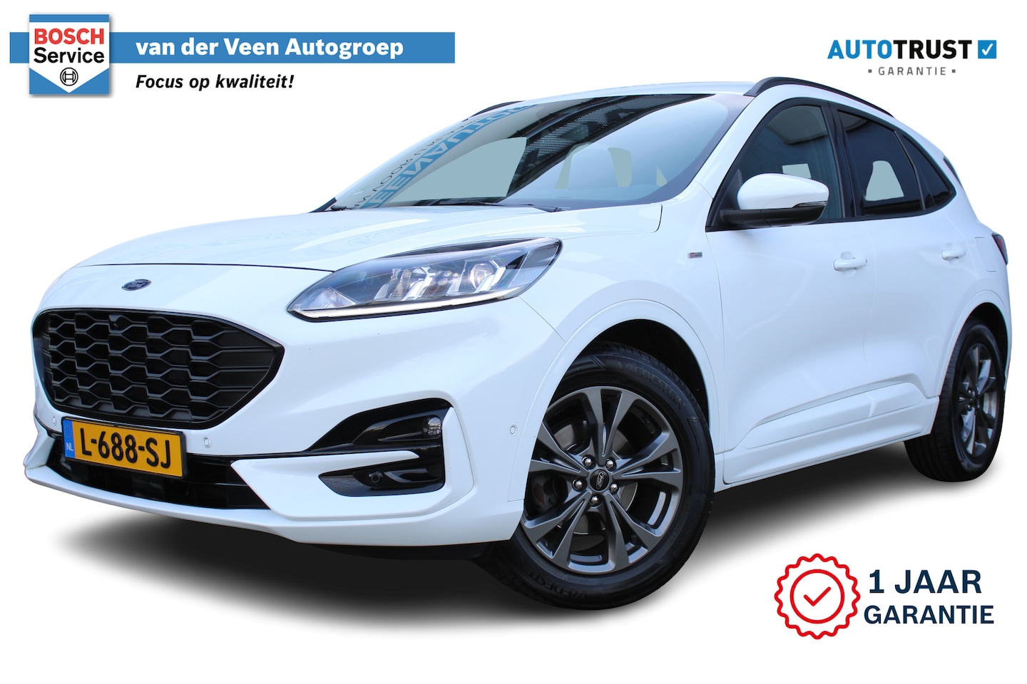 Ford Kuga - 1.5 EcoBoost ST-Line X | Incl. 12 maanden Garantie | Elektrisch wegklapbare trekhaak | Sto - AutoWereld.nl