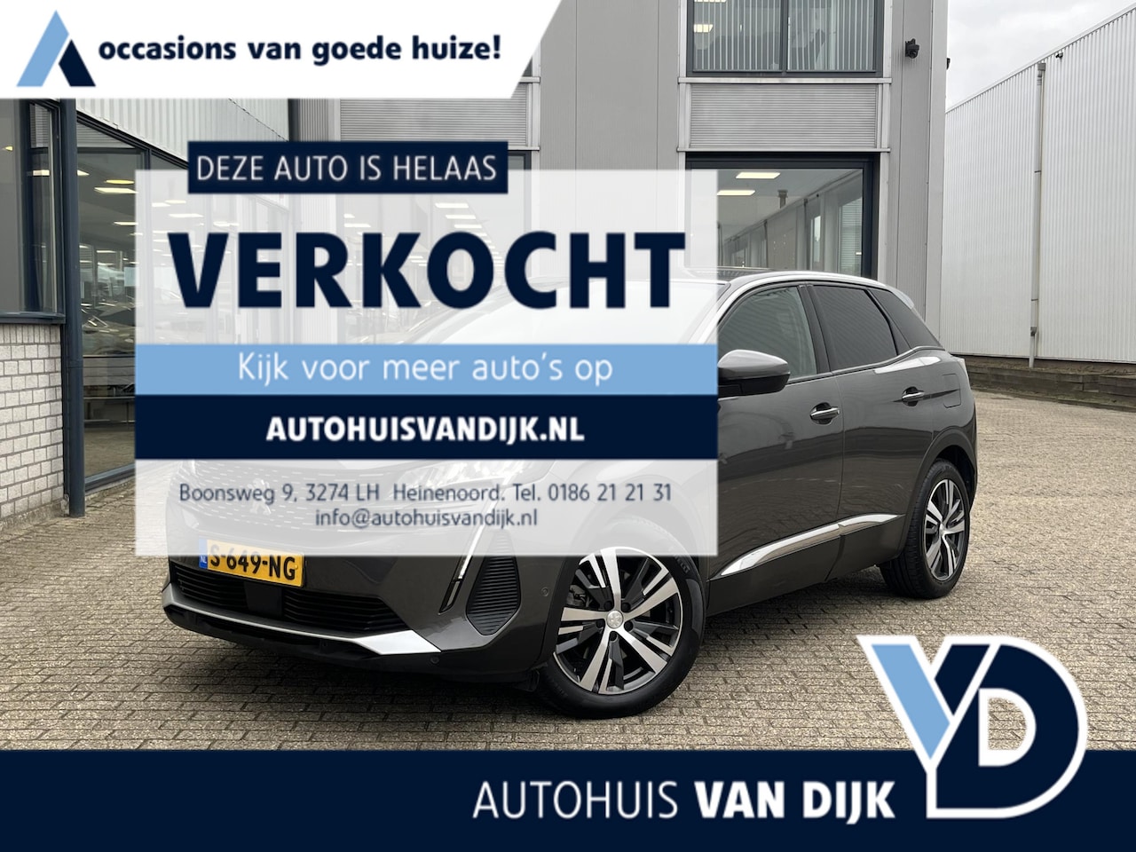 Peugeot 3008 - 1.6 HYbrid 225 Allure Pack Business | Navigatie/Clima/Cruise/Camera/Bluetooth/Apple CarPla - AutoWereld.nl