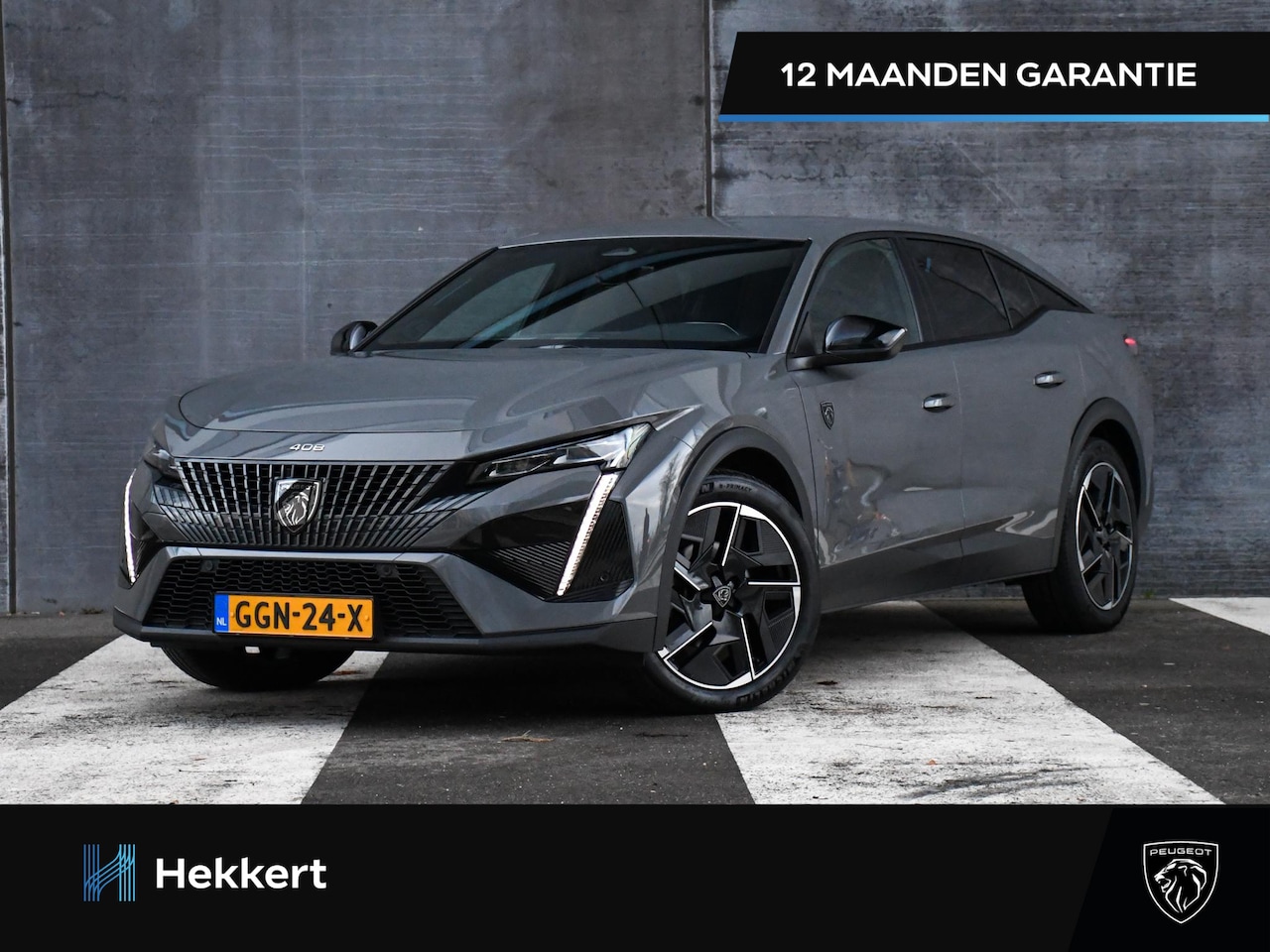 Peugeot 408 - GT 1.2 Hybrid 145pk Automaat 19''LM | PDC + CAM. | ADAPT. CRUISE | DAB | APPLE-CARPLAY - AutoWereld.nl