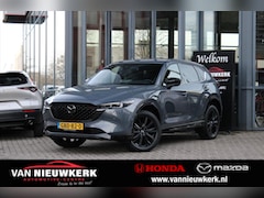 Mazda CX-5 - e-2.0 SKYACTIV-G M-Hybrid 165pk Automaat Homura Zwart leder 360 BOSE Carplay Stoelkoeling
