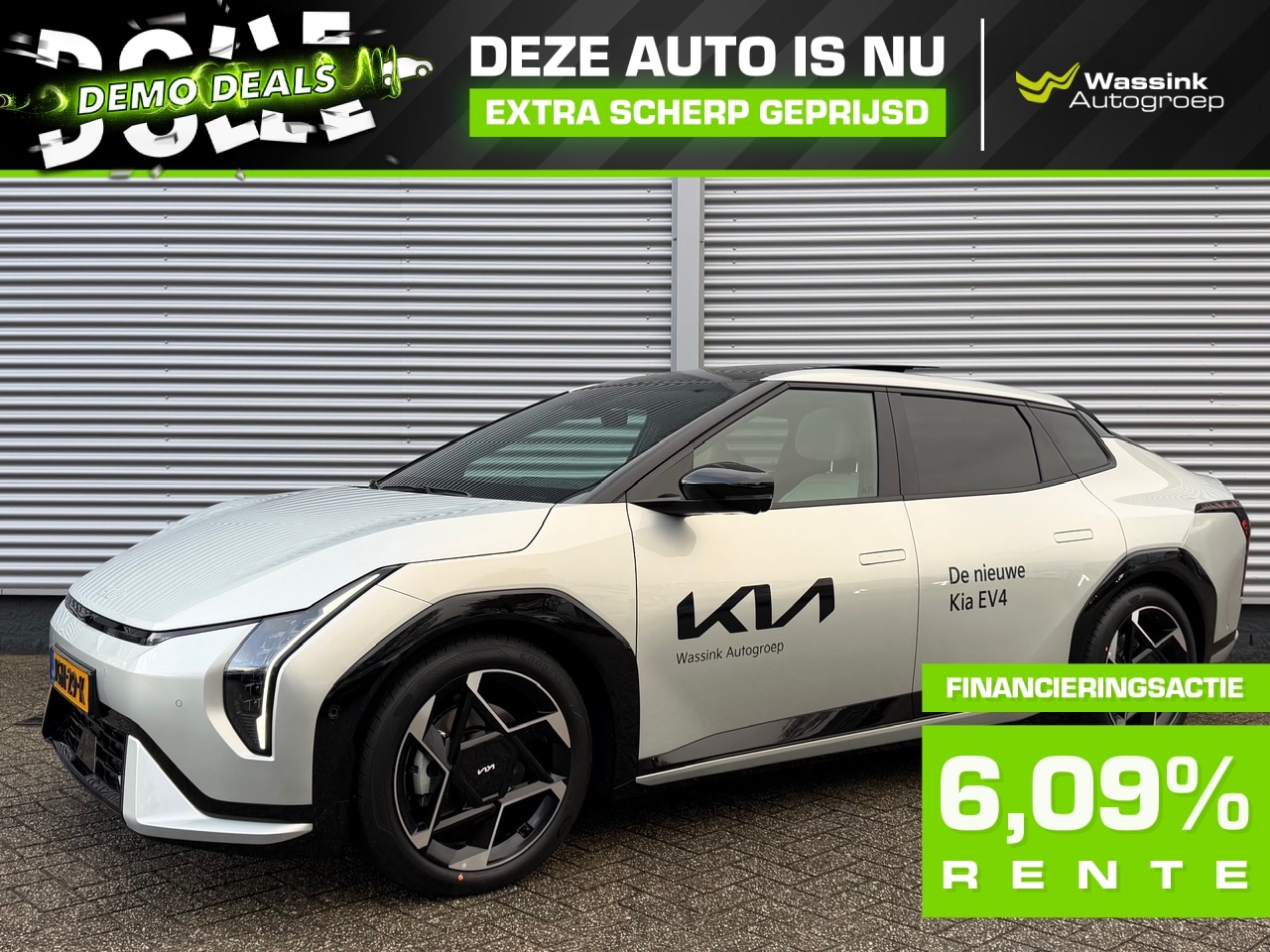 Kia EV4 Fastback - 81,4 kWh 204PK GT-PlusLine | Stoelventilatie | Memory | Schuif/Kanteldak | 360 Camera | - AutoWereld.nl