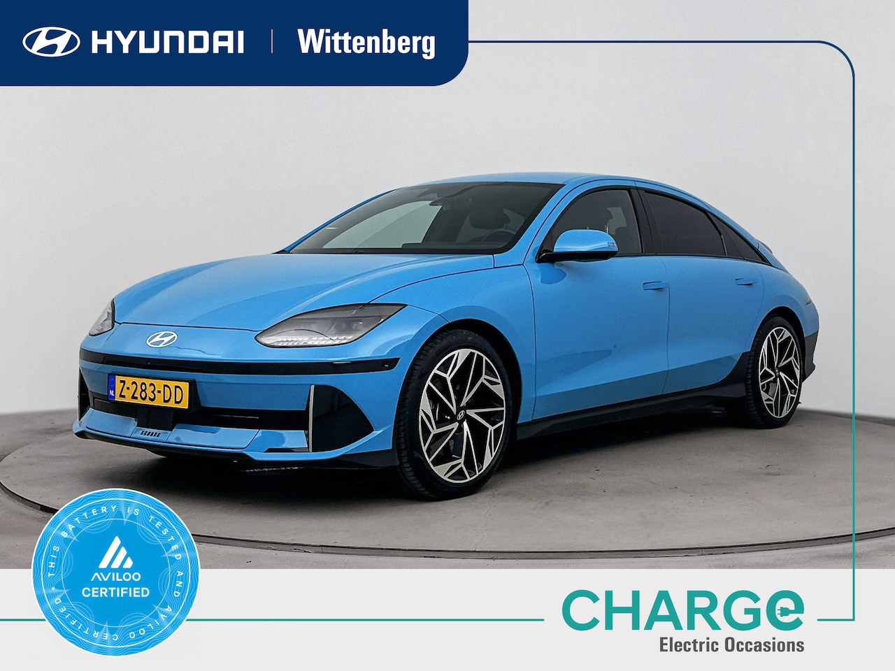 Hyundai IONIQ 6 - LOUNGE 77.4 kWh | SoH 98,2% | NAVI | 360 CAMERA | CRUISE ADAPTIEF | CLIMA | LEDER | 20'' L - AutoWereld.nl