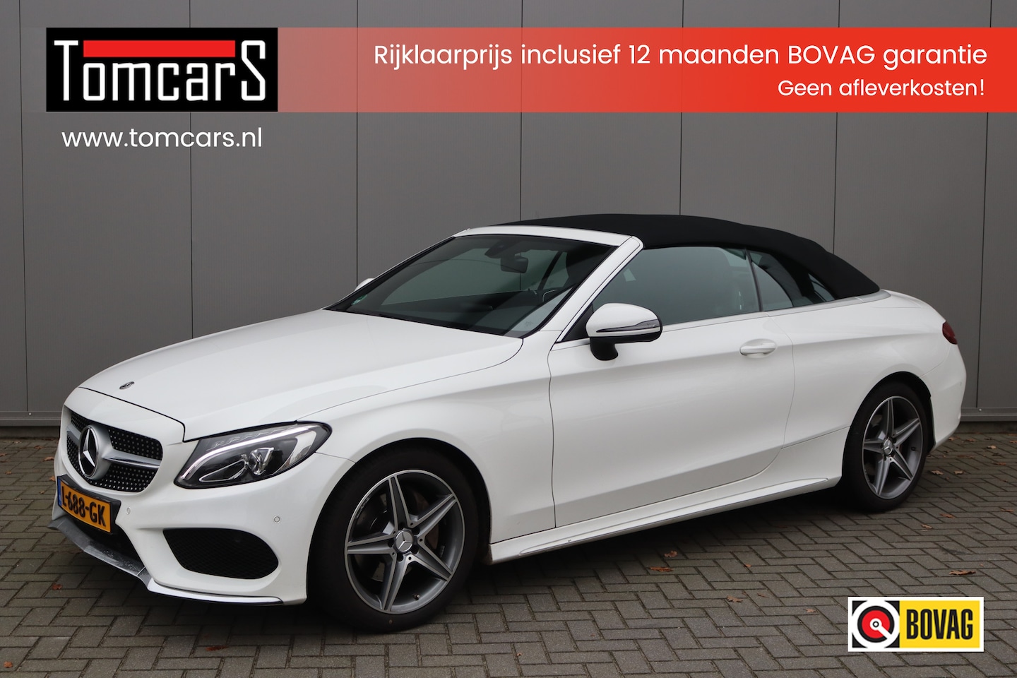 Mercedes-Benz C-klasse Cabrio - 180 Edition 1 Navigatie/Cruise-control/Parkeerhulp/Stoelverwarming - AutoWereld.nl