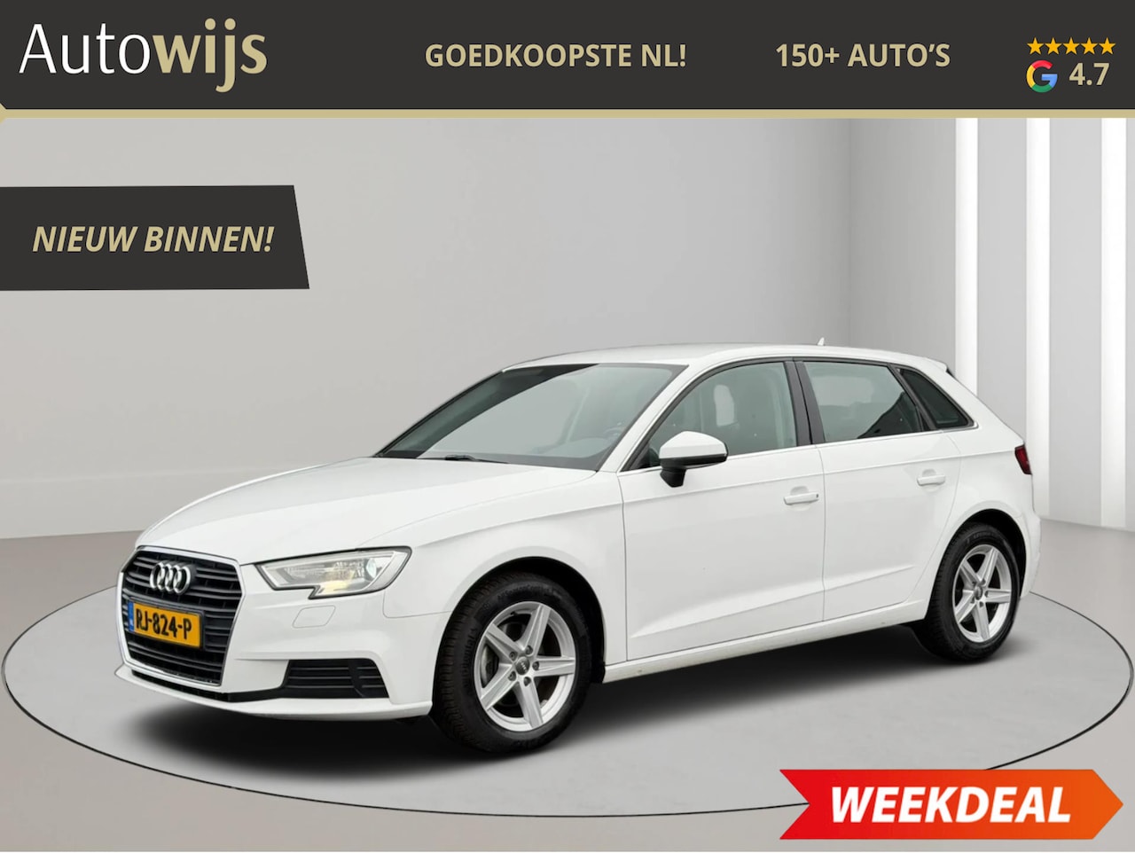 Audi A3 Sportback - 1.0 TFSI|XENON|NL AUTO|NAVI|CRUISE| - AutoWereld.nl