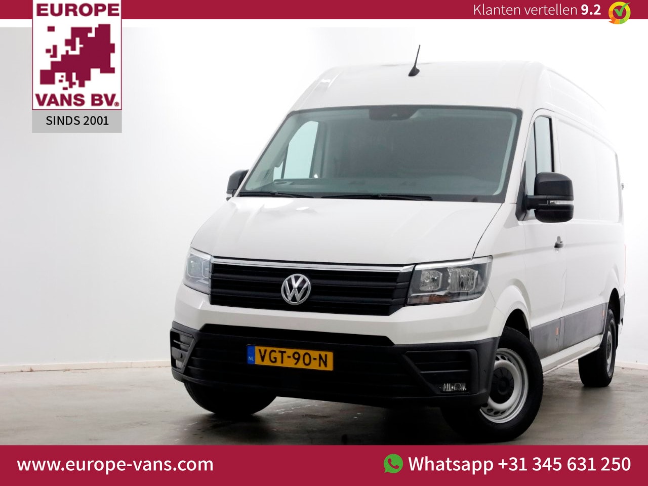 Volkswagen Crafter - 35 2.0 TDI 177pk RWD L3H3 (L2H2) Airco/Camera Trekhaak 3500kg 09-2020 - AutoWereld.nl