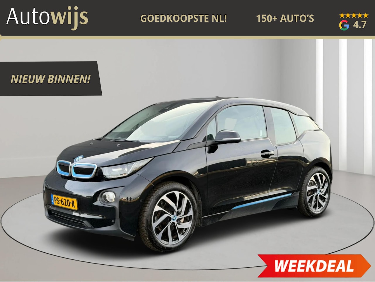 BMW i3 - Basis 94Ah 33 kWh|LEDER|CAMERA|NAVI|ACC| - AutoWereld.nl
