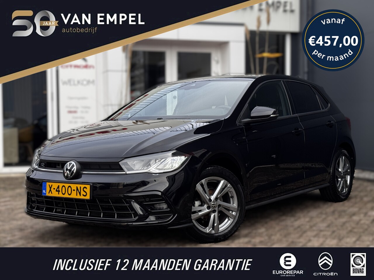 Volkswagen Polo - 1.0 TSI R-Line | Automaat | Camera | Stoelverwarming | NL-Auto | Virtual Cockpit | Climate - AutoWereld.nl