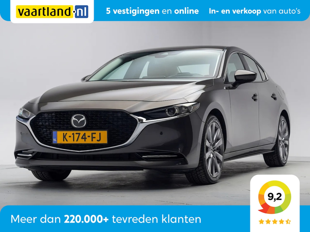 Mazda 3 - 2.0 SkyActiv-X 180pk Comfort Bose [ LED Leder Navi Camera Apple/Android ] - AutoWereld.nl