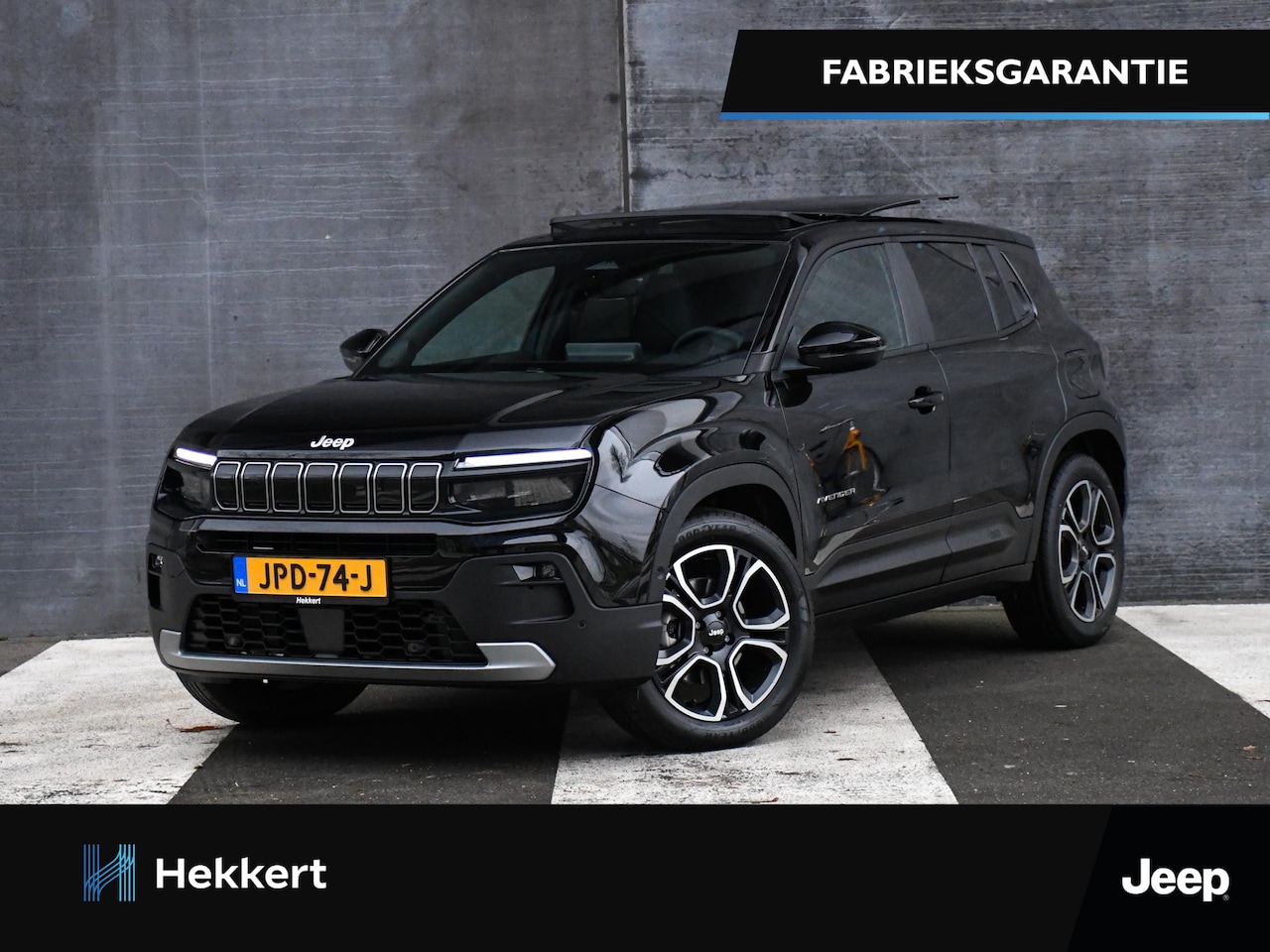 Jeep Avenger - Summit 54 kWh 156pk Automaat SCHUIF-DAK | 18''LM | ADAPT. CRUISE | DODE HOEK | PDC + CAM. - AutoWereld.nl