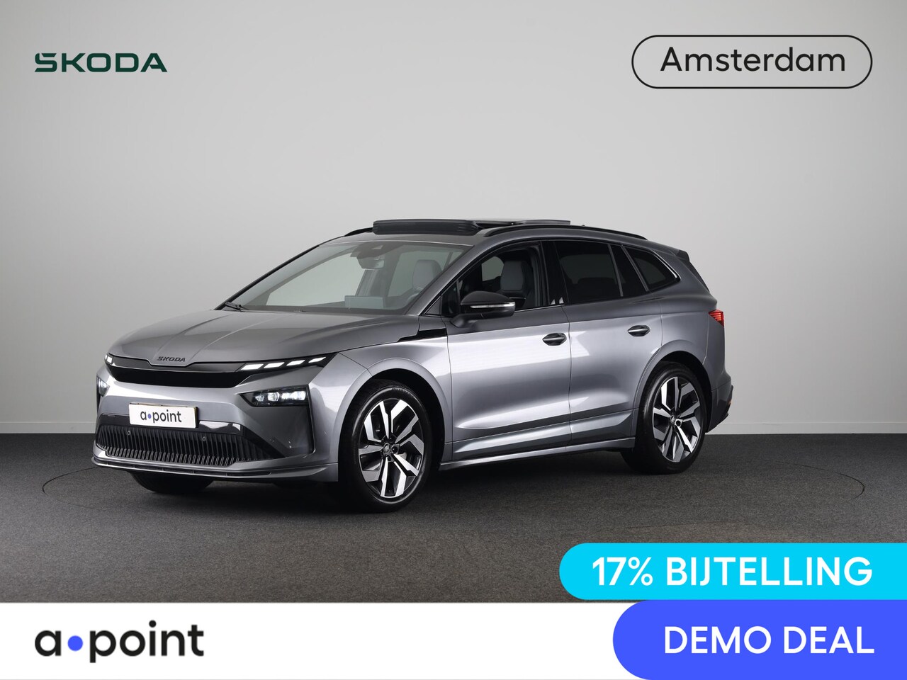 Skoda Enyaq iV - 85 Sportline 286pk | Panoramadak | Adaptive Cruise | Blind Spot | Stoelverwarming | Camera - AutoWereld.nl