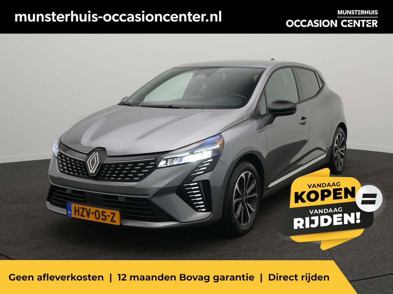 Renault Clio - 1.6 E-Tech Full Hybrid 145 Techno - RIJKLAARPRIJS - All Seasonbanden - Achteruitrijcamera - AutoWereld.nl
