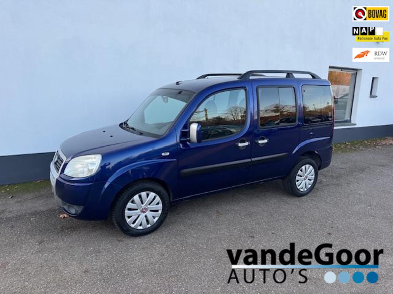 Fiat Doblò - 1.4 Malibu 1.4 Malibu, '07, airco, trekhaak, parkeer-sensoren achter ! - AutoWereld.nl