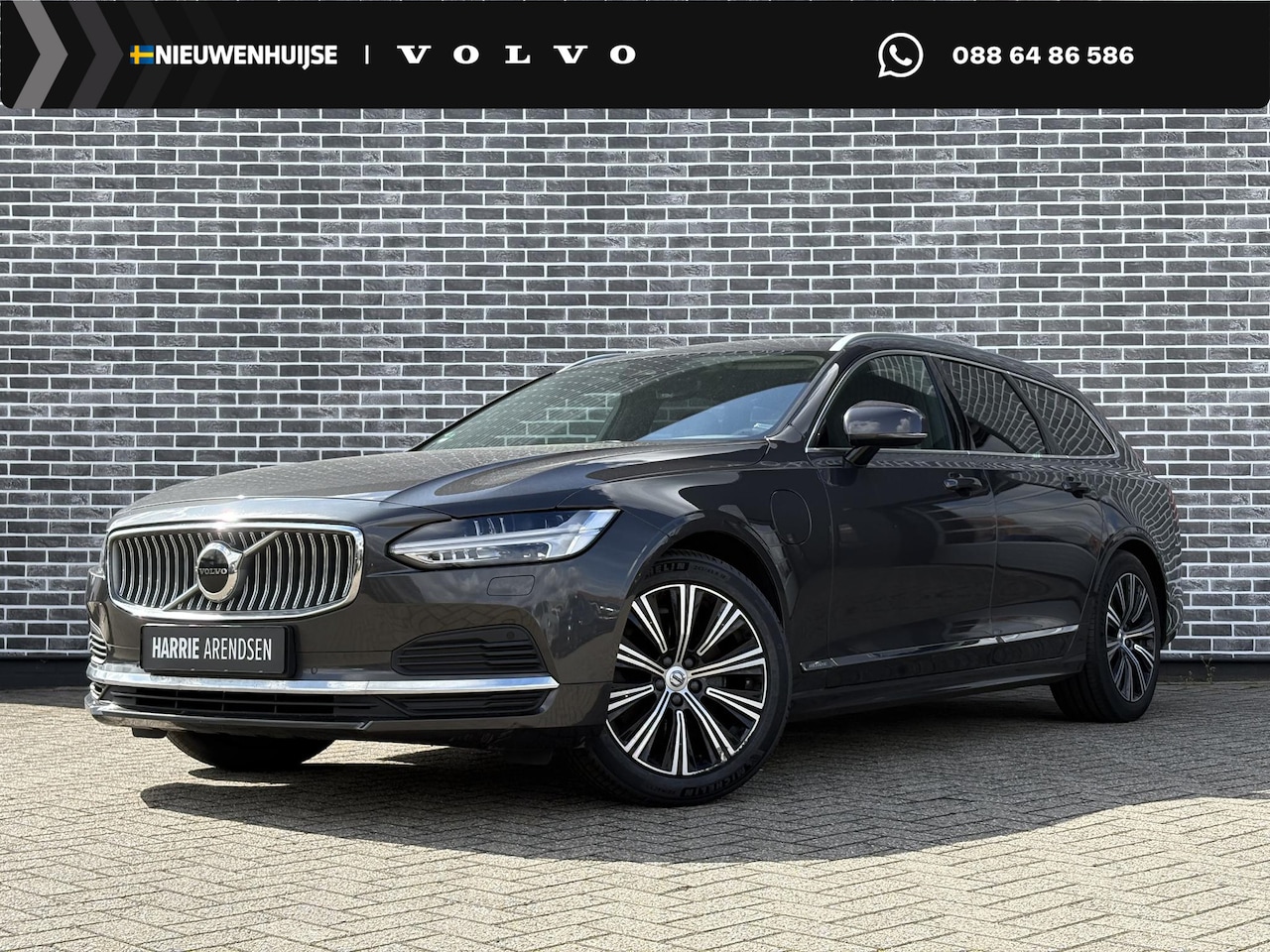 Volvo V90 - Recharge T6 AWD Inscription | Long Range | Google Infotainment | Parkeercamera | Lederen B - AutoWereld.nl