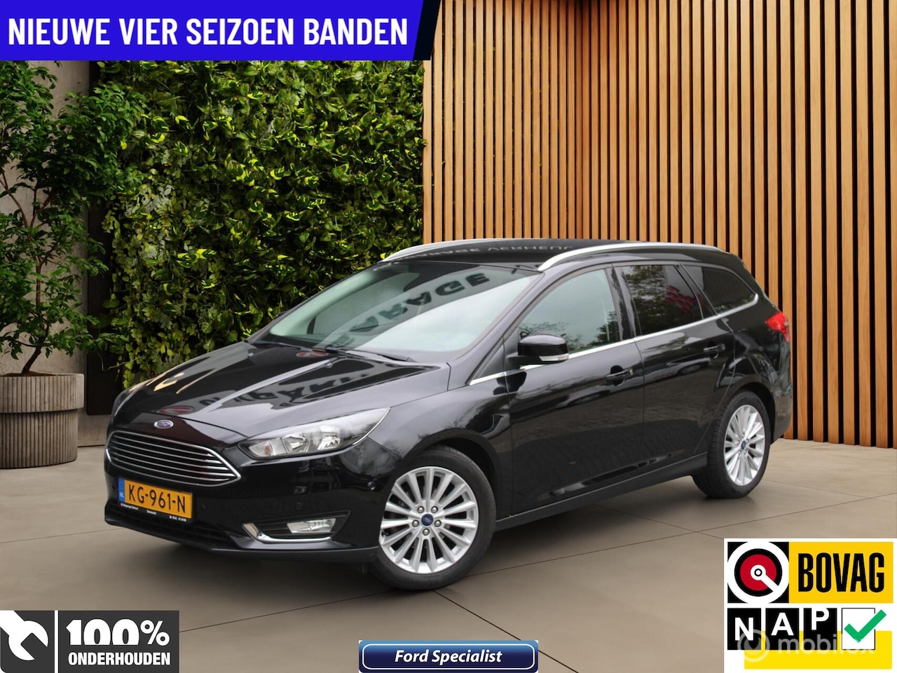 Ford Focus Wagon - 1.0 Titanium|125Pk|Navi|Boekjes|Nap - AutoWereld.nl