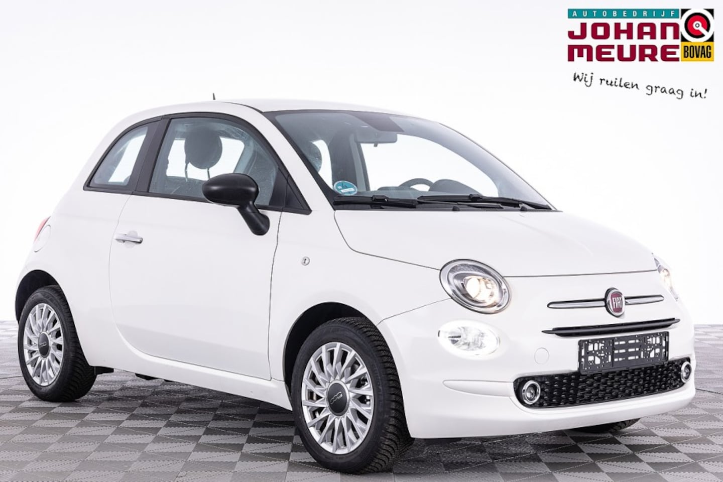 Fiat 500 - 1.0 GSE Hybrid | ECC | Mistlampen | PDC | VELGEN - AutoWereld.nl