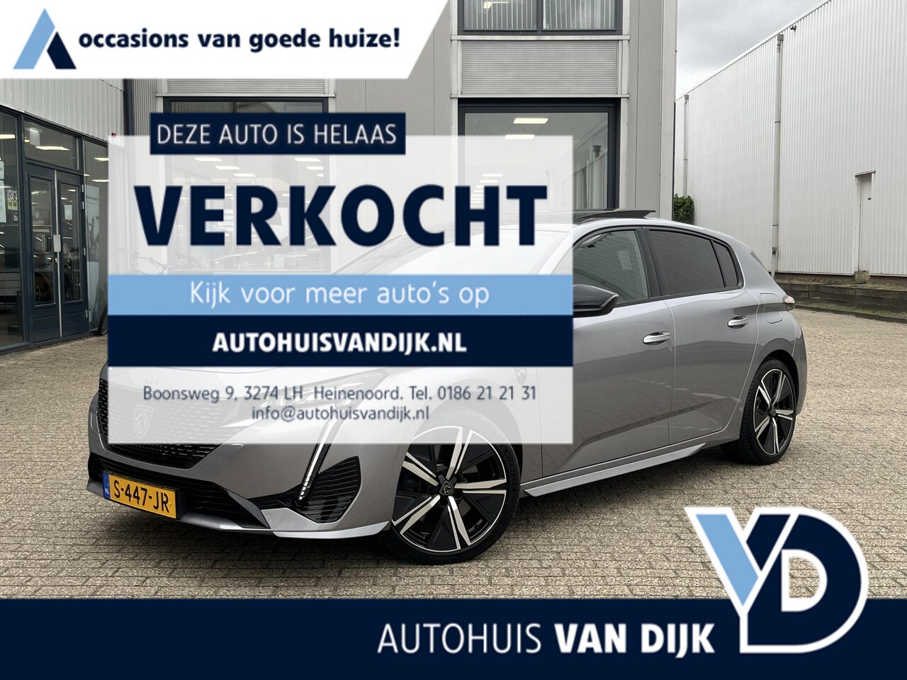 Peugeot 308 - 1.6 HYbrid 180 GT Pack Business | Navi/Leder/Clima/Adapt.Cruise/Camera+Top View/Apple Carp - AutoWereld.nl