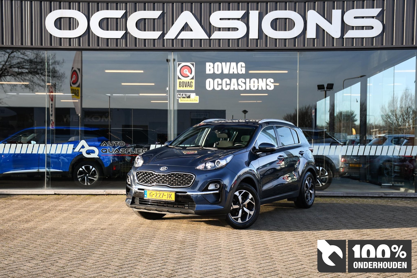 Kia Sportage - 1.6 GDI DynamicLine NAVIGATIE/ TREKHAAK/ DAB - AutoWereld.nl