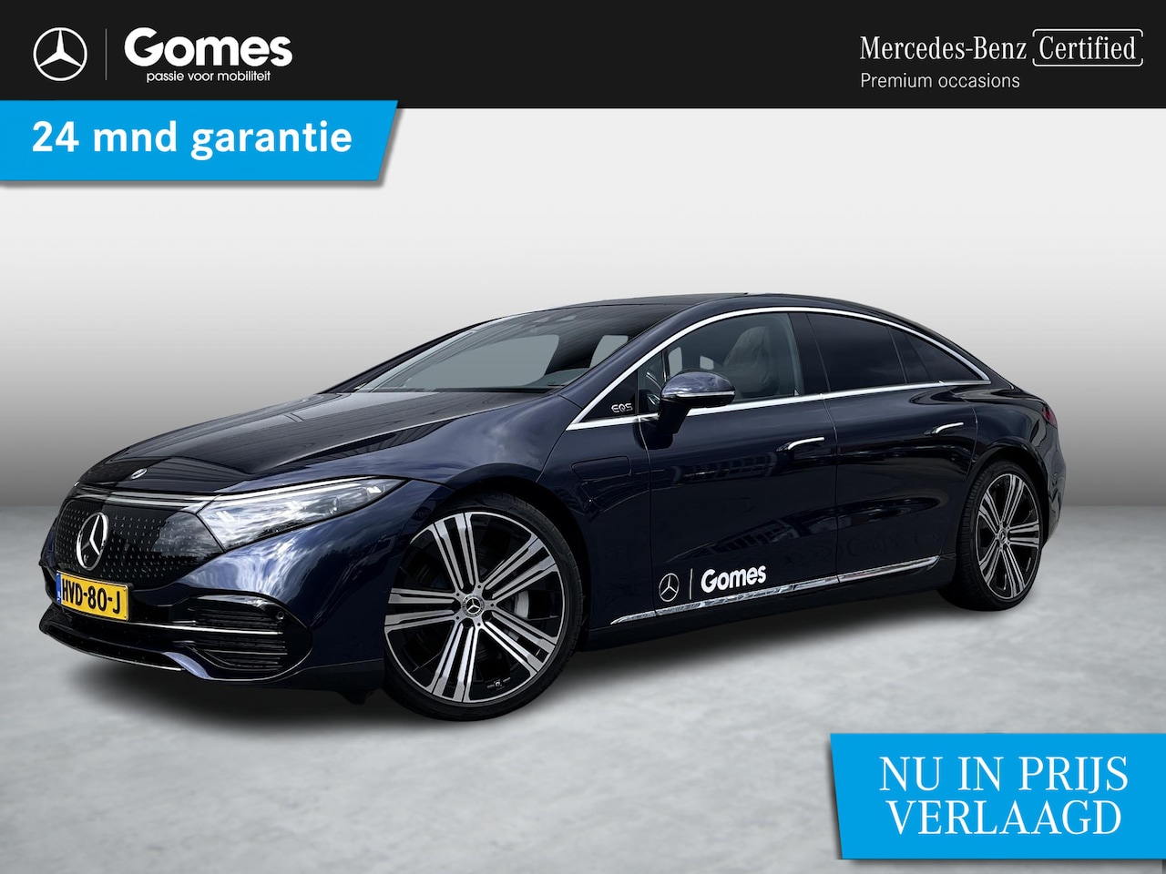 Mercedes-Benz EQS - 450+ Luxury Line | MANUFAKTUR Interieur Pakket | Premium Plus Pakket | Rijassistentiepakke - AutoWereld.nl