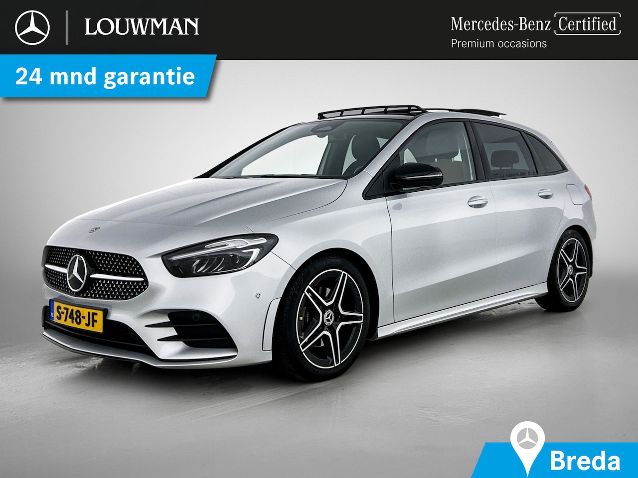 Mercedes-Benz B-klasse - 180 AMG Line | Panoramadak | Achteruitrijcamera | Distronic | Sfeerverlichting | Inclusief - AutoWereld.nl