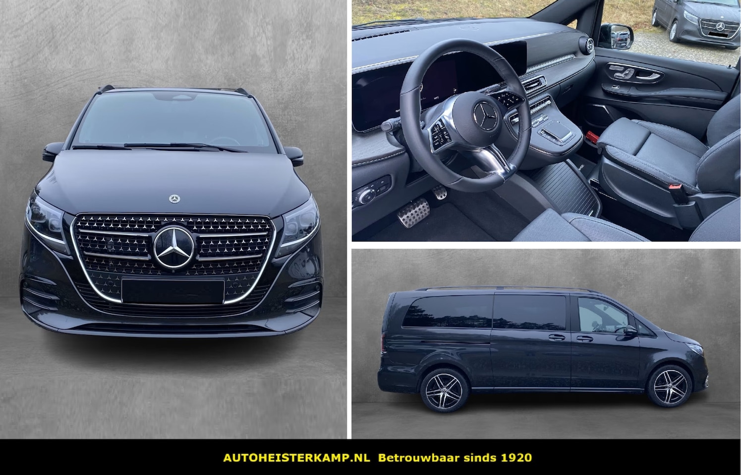Mercedes-Benz V-klasse - 250d L3 AMG Avantgarde Grijs Kenteken Distronic Burmester Stoelkoeling Memory EL. Schuifde - AutoWereld.nl