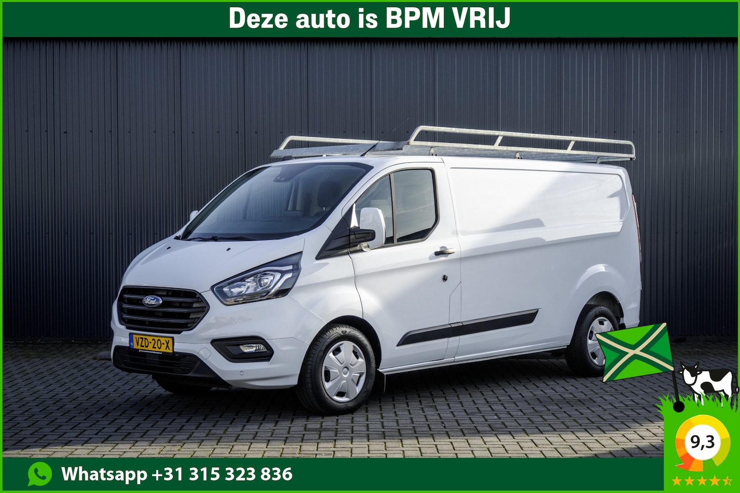 Ford Transit Custom - 2.0 TDCI L2H1 Trend | 130 PK | Automaat | Carplay | Camera | Cruise | Airco | 3-Zits - AutoWereld.nl