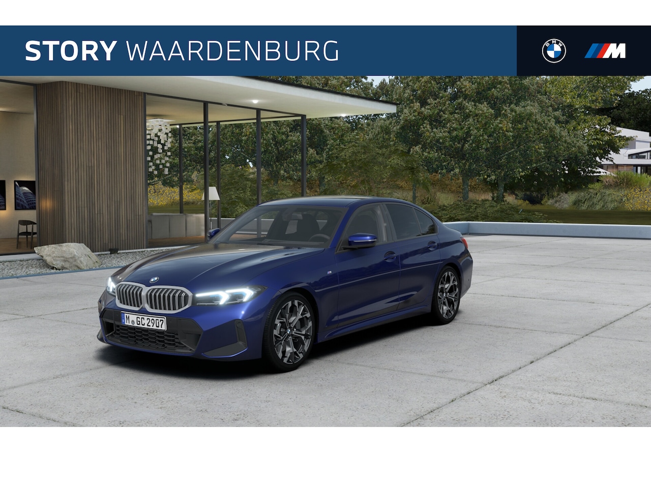 BMW 3-serie - 320i M Sport Automaat / Sportstoelen / Adaptieve LED / Achteruitrijcamera / M Sportonderst - AutoWereld.nl