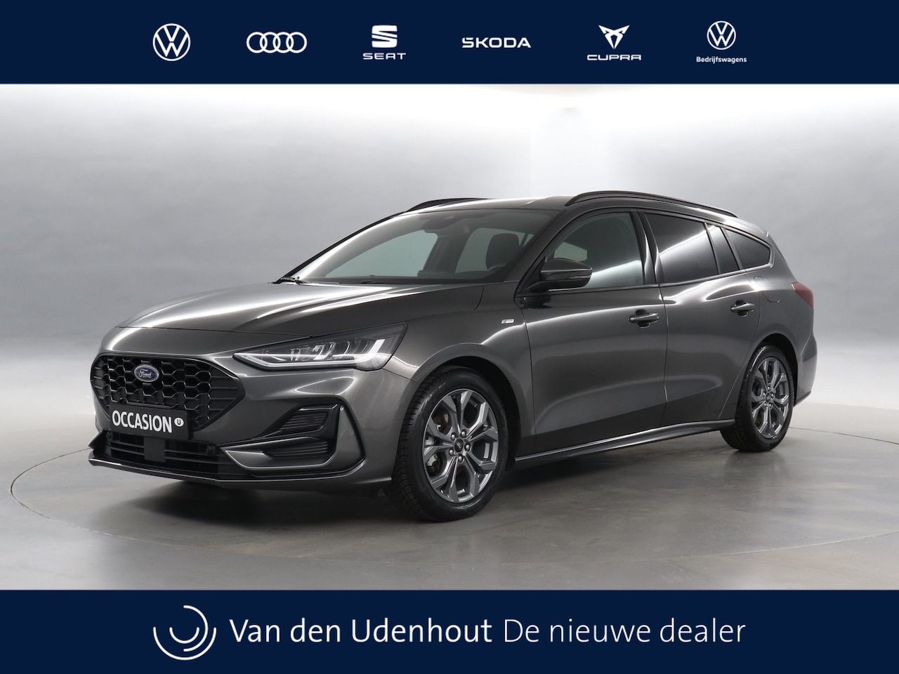 Ford Focus Wagon - 1.0 EcoBoost Hybrid ST Line Style / Navigatie / Apple Carplay / Parkeersensoren / Trekhaak - AutoWereld.nl