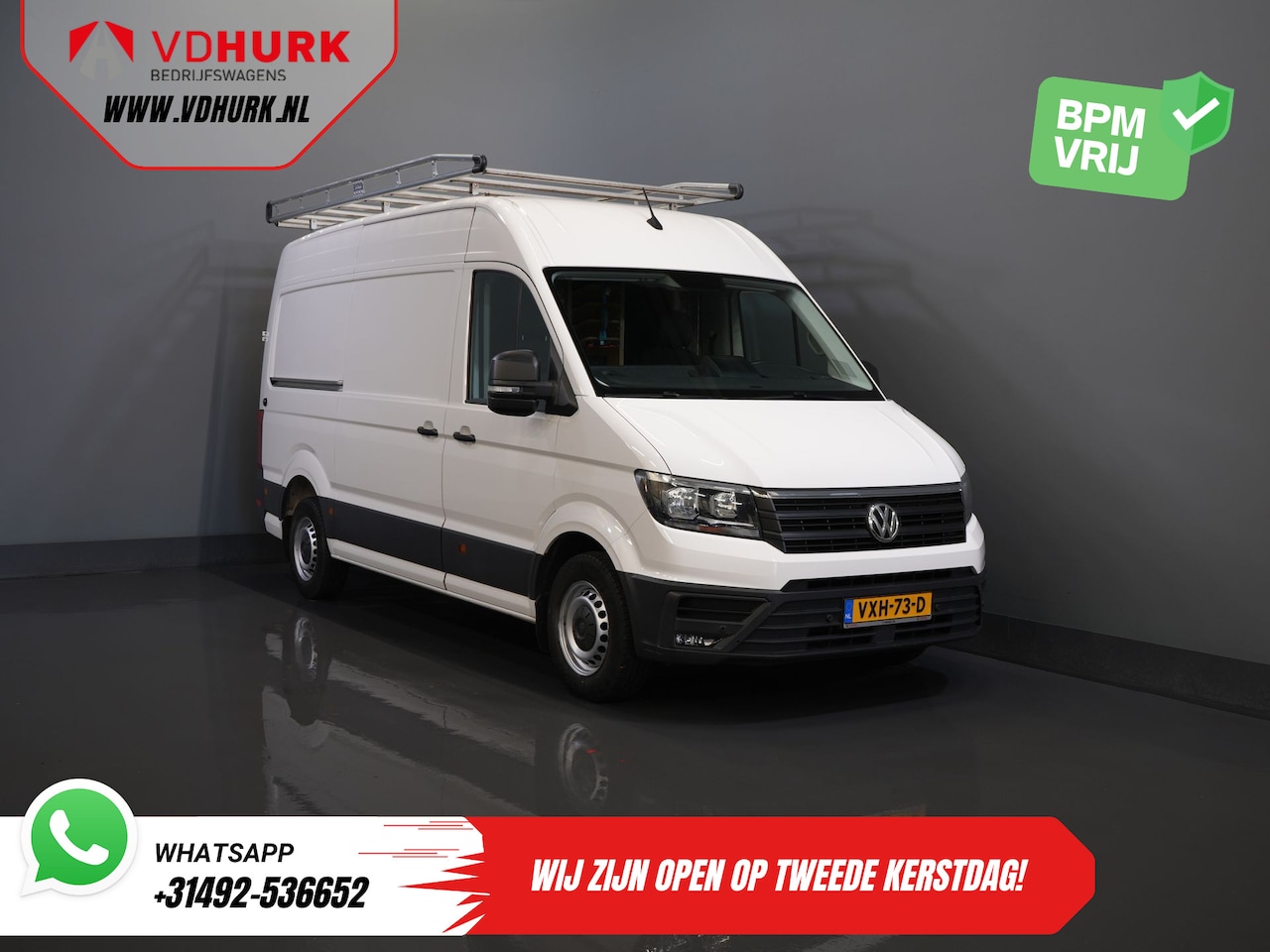 Volkswagen Crafter - 2.0 TDI 180 pk L3H3 270Gr. Deuren/ Gev. Stoel/ Imperiaal/ Standkachel/ Carplay/ Cruise/ Tr - AutoWereld.nl