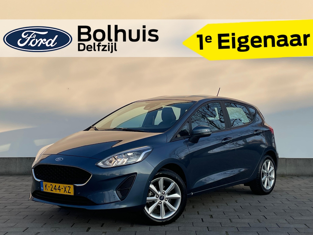 Ford Fiesta - EcoBoost Connected | 100% dealeronderhouden | All season banden | Parkeersensoren v + a | - AutoWereld.nl
