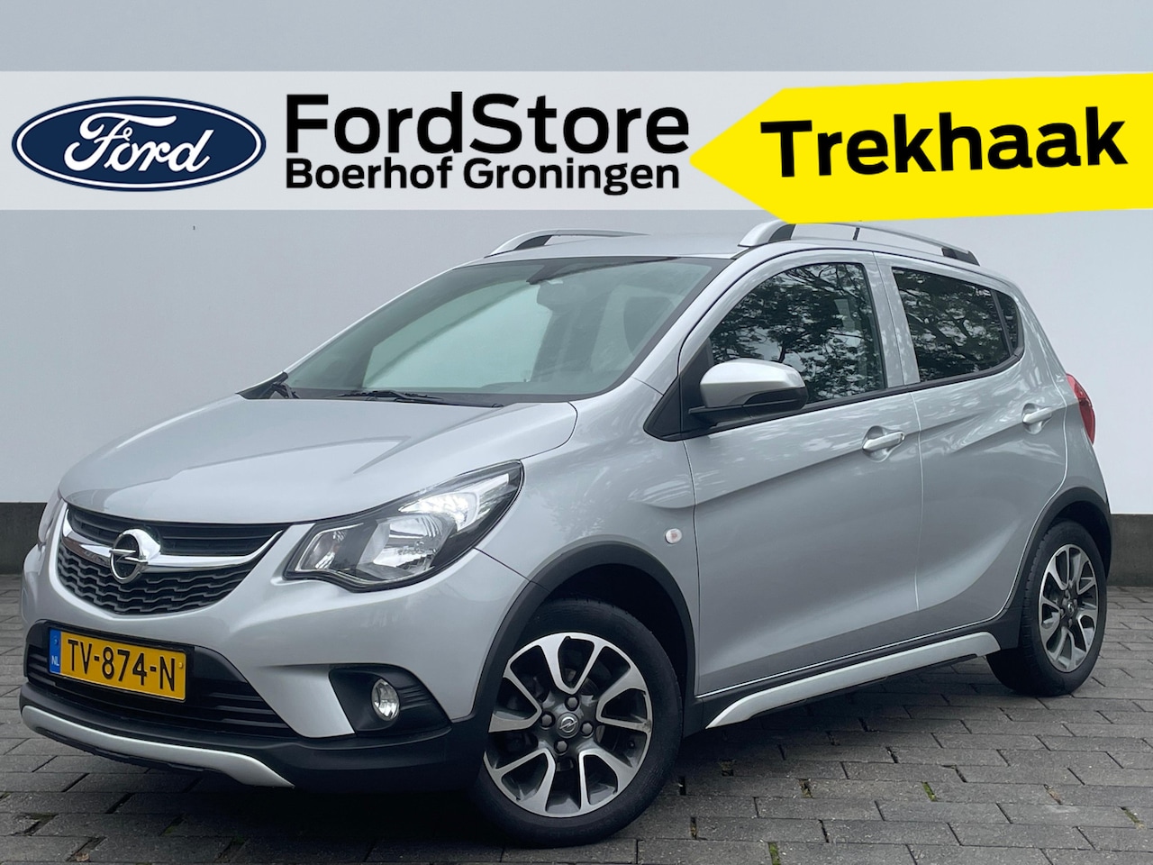 Opel Karl - Rocks Online Edition | Airco | Trekhaak | Cruise Control | Navigatie | Parekeersensoren | - AutoWereld.nl
