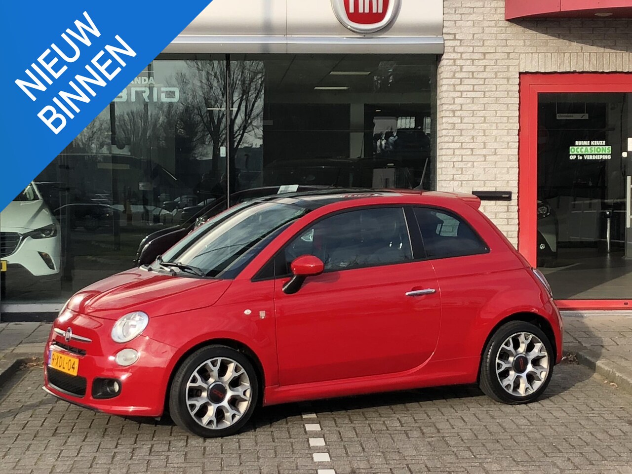 Fiat 500 - TwinAir Turbo 80 500S AIRCO|SCHUIFDAK|16" - AutoWereld.nl