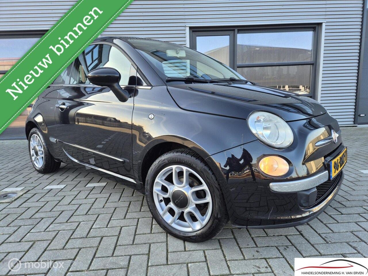 Fiat 500 - 1.2 Lounge PANORAMADAK AUTOMAAT LEDER NAP - AutoWereld.nl