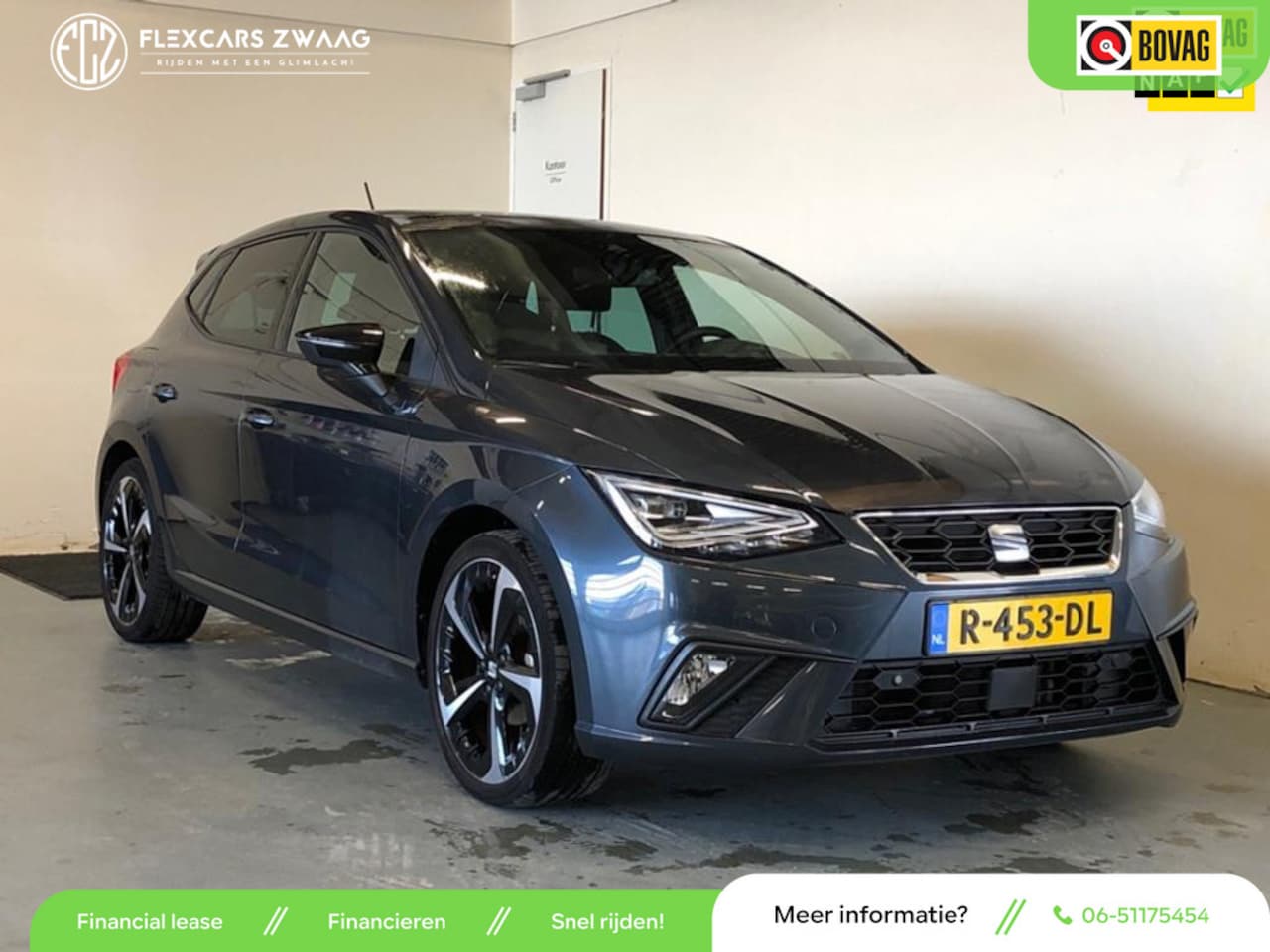 SEAT Ibiza - 1.0 EcoTSI FR Plus - Navi - Panodak - Beats - Alcantara - Org.NL - AutoWereld.nl
