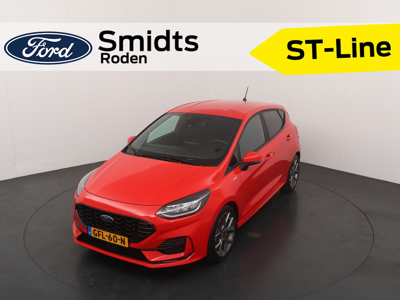 Ford Fiesta - 1.0 125PK Hybrid ST-Line | Privacy Glass | 17-inch | ISOFIX | Full LED | Android auto /  A - AutoWereld.nl