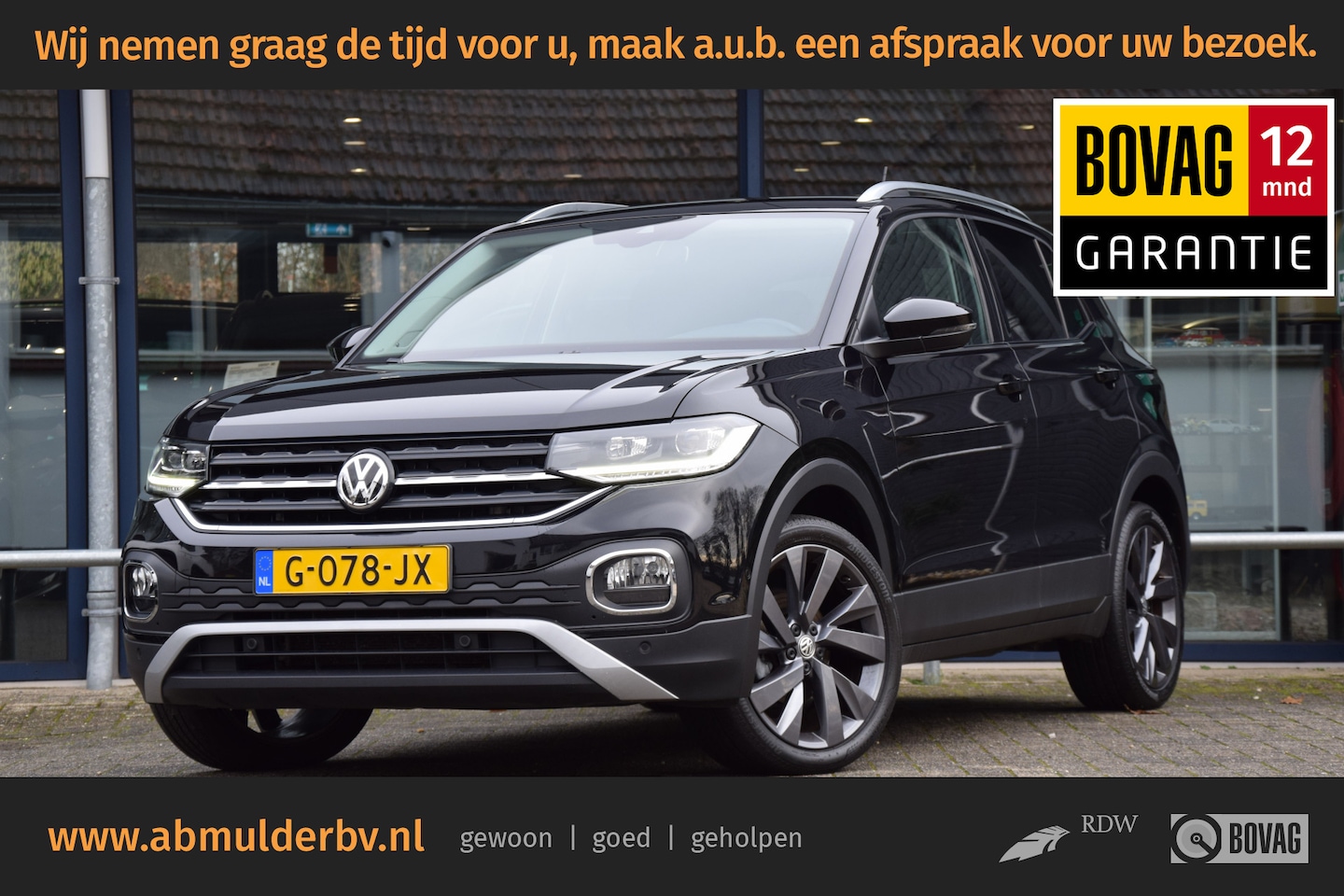 Volkswagen T-Cross - 1.0 TSI Style DSG Automaat | Org. NL | BOVAG Garantie | Vol lederen bekleding met stoelver - AutoWereld.nl