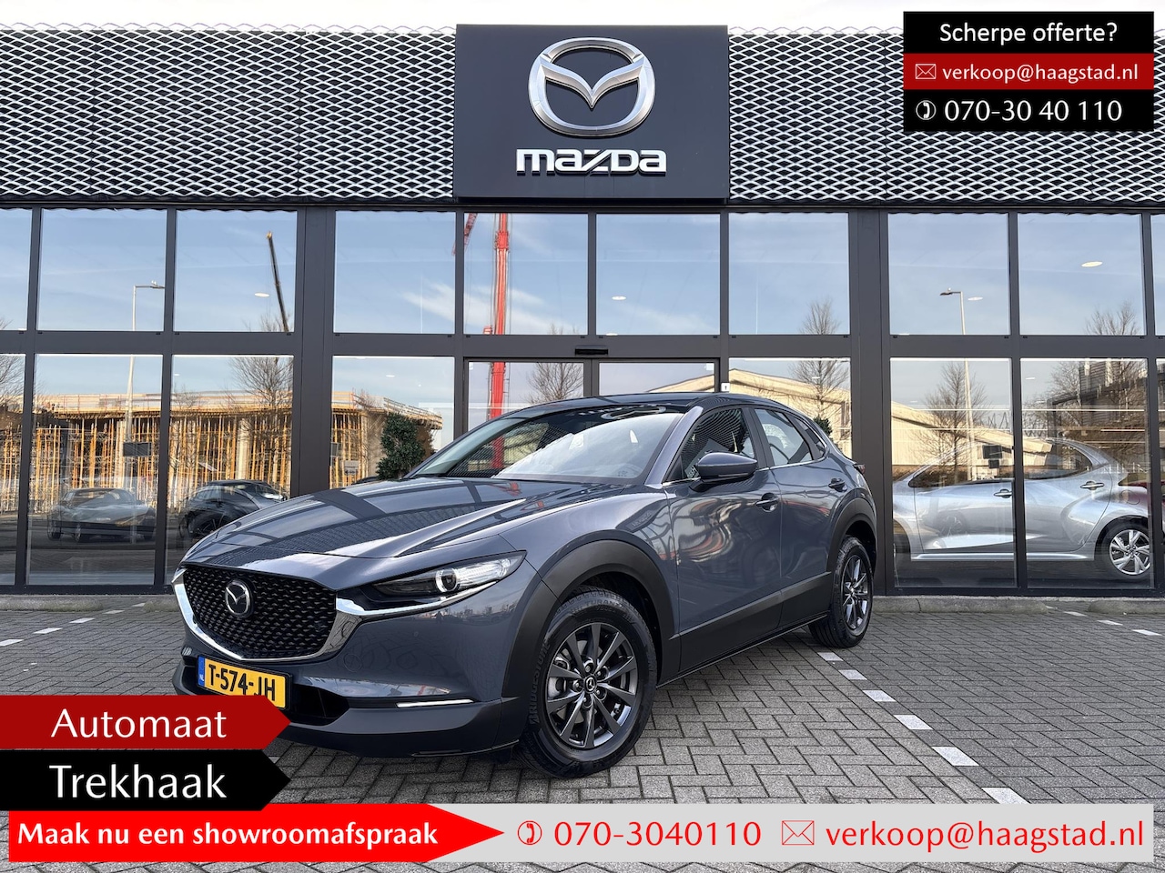 Mazda CX-30 - 2.0 e-SkyActiv-X M Hybrid Comfort Trekhaak / Fabrieksgarantie T/M 6-2029 - AutoWereld.nl