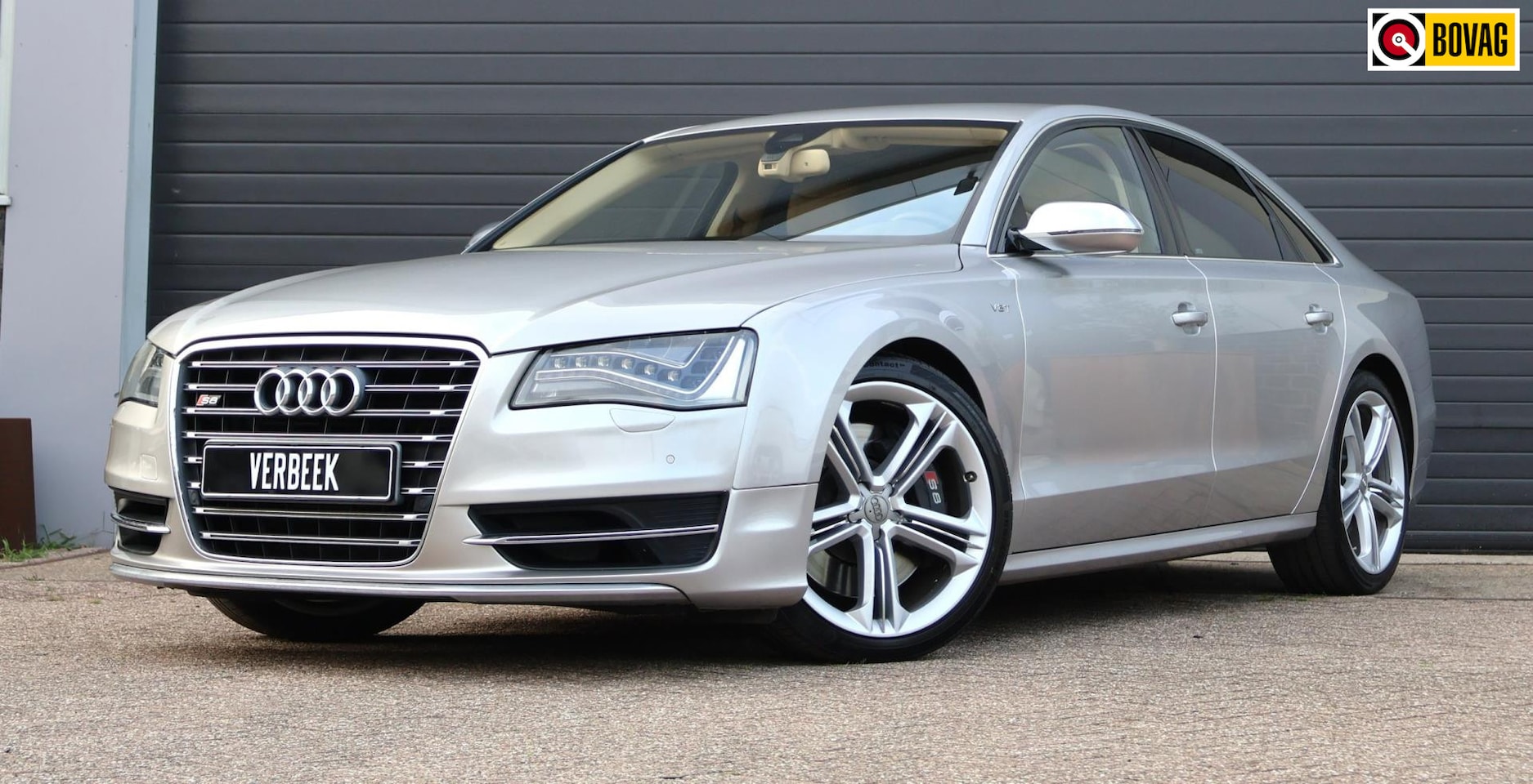 Audi S8 - 4.0 TFSI S8 quattro Pro Line+ Luxe/Leder/Carbon/520PK - AutoWereld.nl