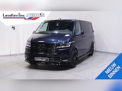Volkswagen Transporter - 2.0 TDI 199 pk Bulli Dubbel Cabine 2x Schuifdeur Koplampen, 20" LMV, Leder Zwart, Trekhaak