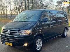 Volkswagen Transporter - 2.0 TDI L2H1 DC Trendline Zwart 2014 Dubbele Cabine