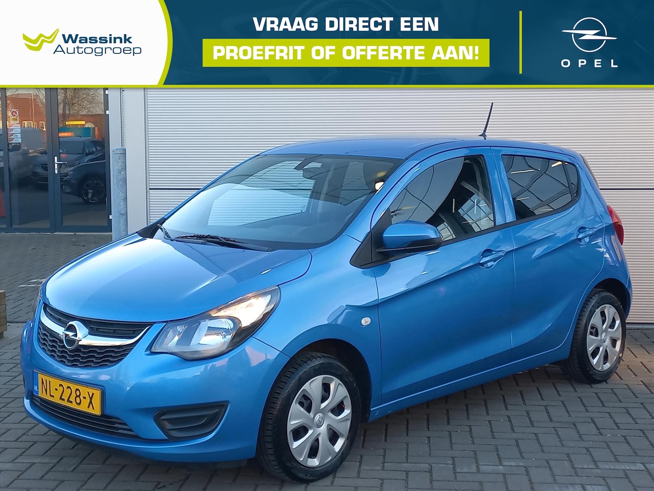 Opel Karl - 1.0 75pk Edition 5-zitplaatsen | Airconditioning | Parkeersensoren | Privacy glass | 100% - AutoWereld.nl