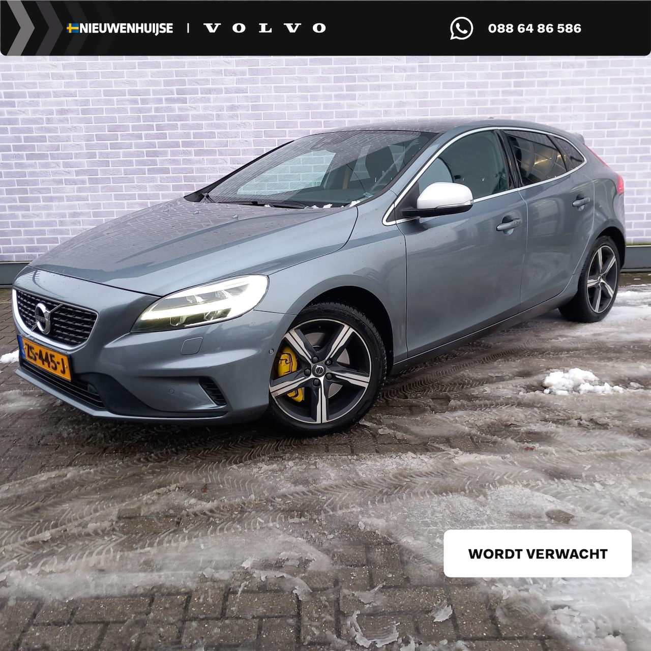 Volvo V40 - T3 Polar+ Sport Aut | Trekhaak | Getint Glas | Stoelverwarming | Harman/Kardon Audio | Pan - AutoWereld.nl