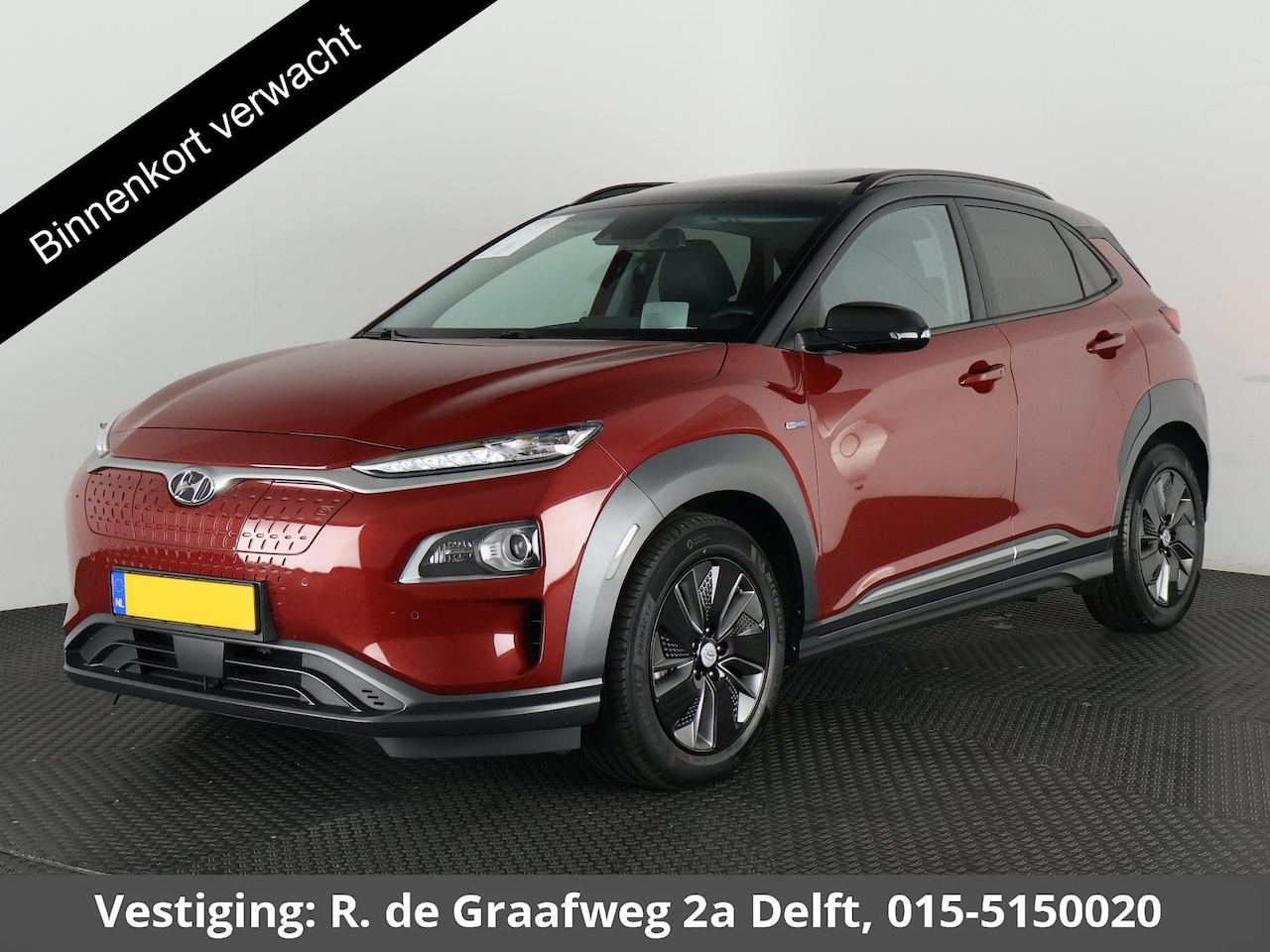 Hyundai Kona Electric - EV Premium Two-Tone 64 kWh | Apple Carplay/Android Auto | ACCU 99% | - AutoWereld.nl