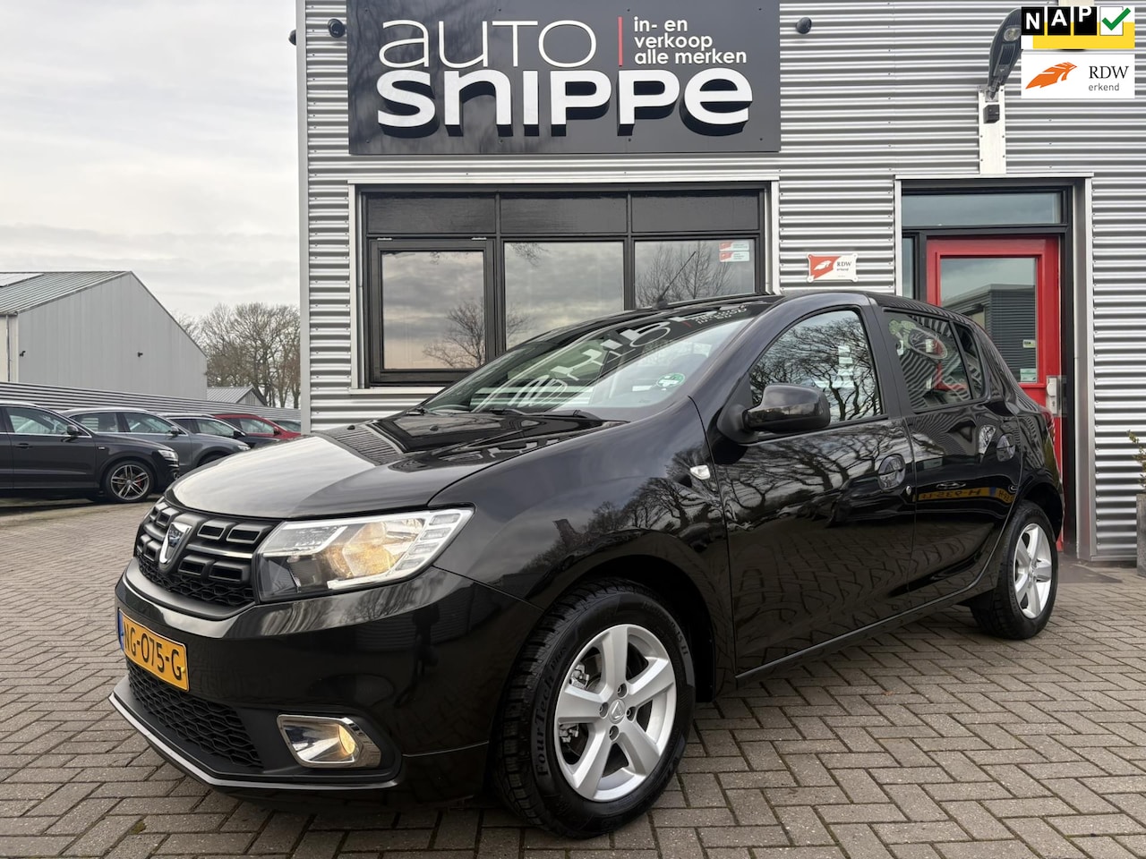 Dacia Sandero - 0.9 TCe Bi-Fuel Laureate -LPG G3-AIRCO-CRUISECONTROL-NAVI-DAB+-TREKHAAK-LICHTMETALEN VELGE - AutoWereld.nl