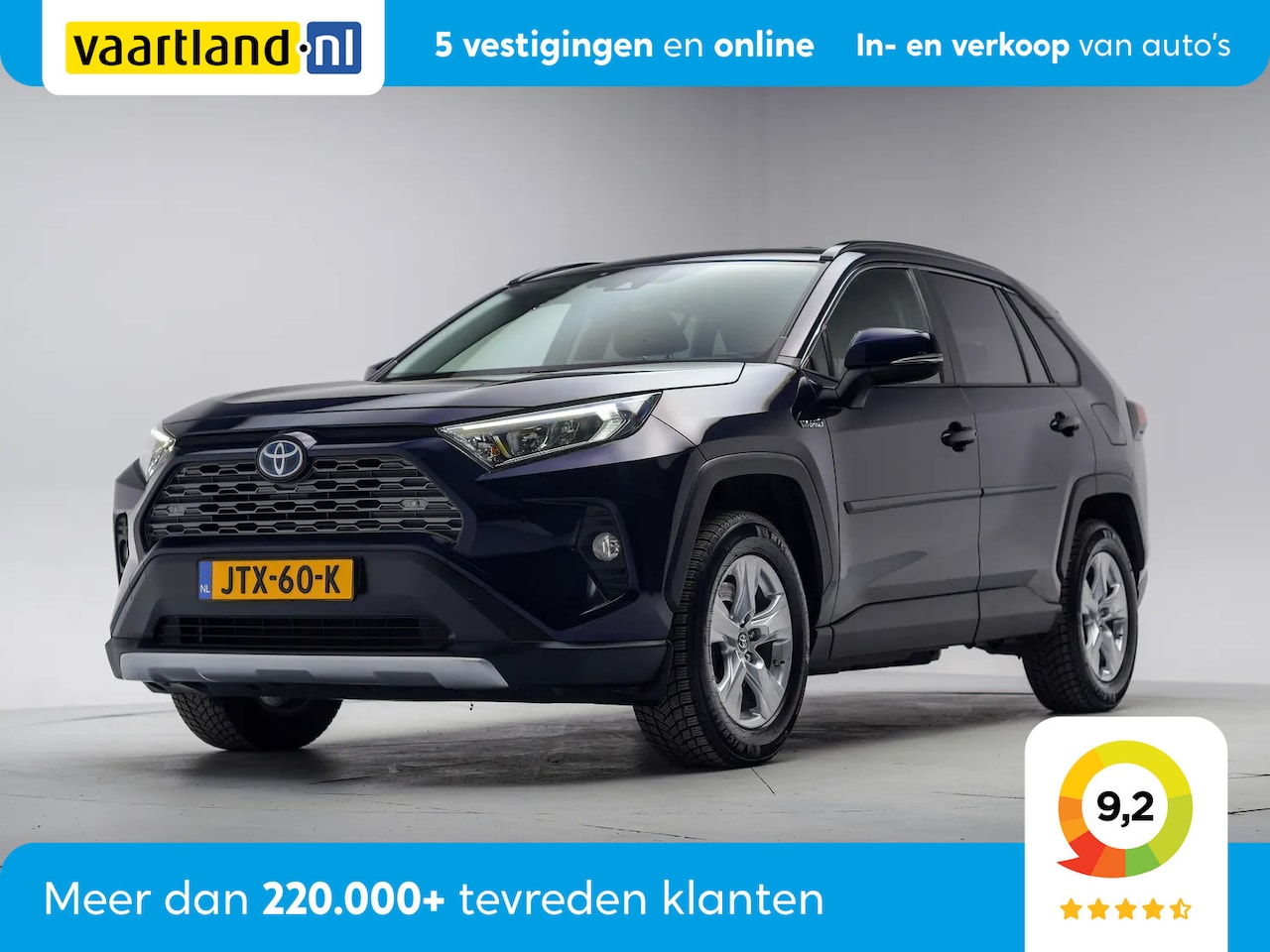 Toyota RAV4 - 2.5 HYBRID AWD Dynamic Business [ LED Navi Adapt.cruise Camera ] - AutoWereld.nl