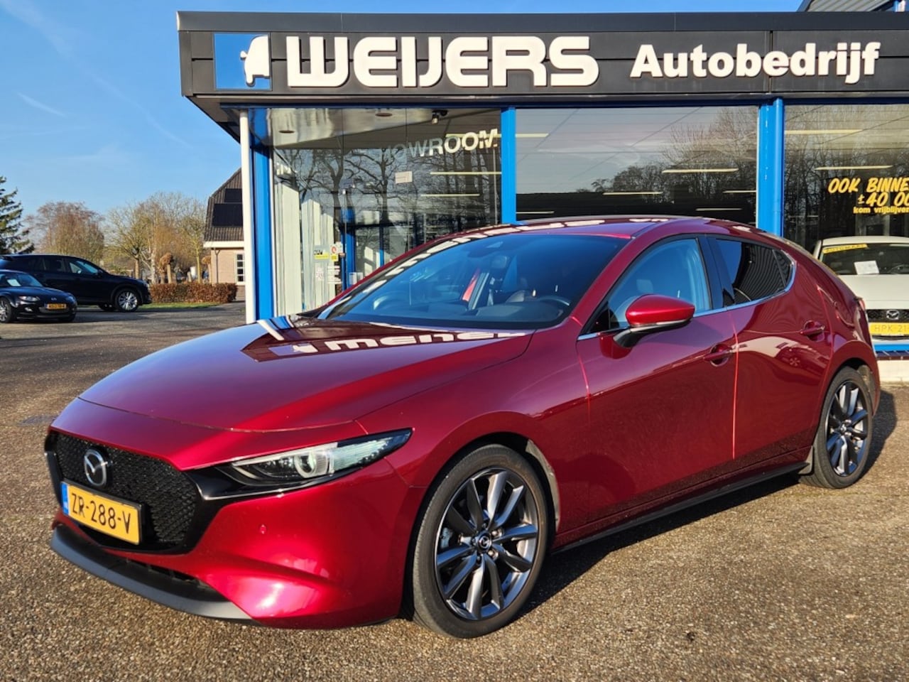 Mazda 3 - 2.0 M-Hybrid, Luxury, Leder, Trekhaak, BOSE, Memory Stoel, Headup display - AutoWereld.nl