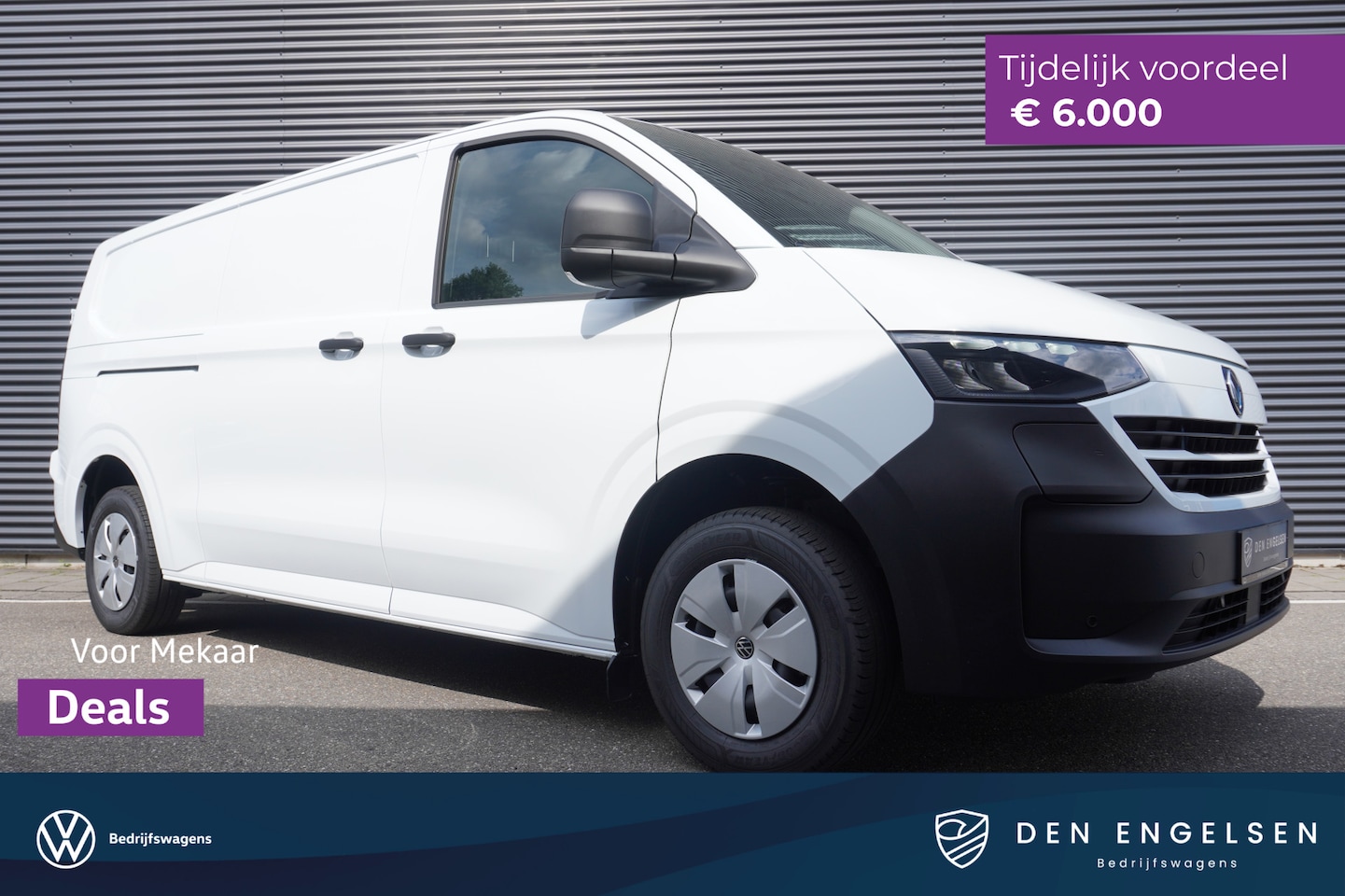 Volkswagen e-Transporter - Life L2H1 218 pk, Achterdeuren zonder ruit, Trekhaak, Climatronic, Bijrijdersbank - AutoWereld.nl